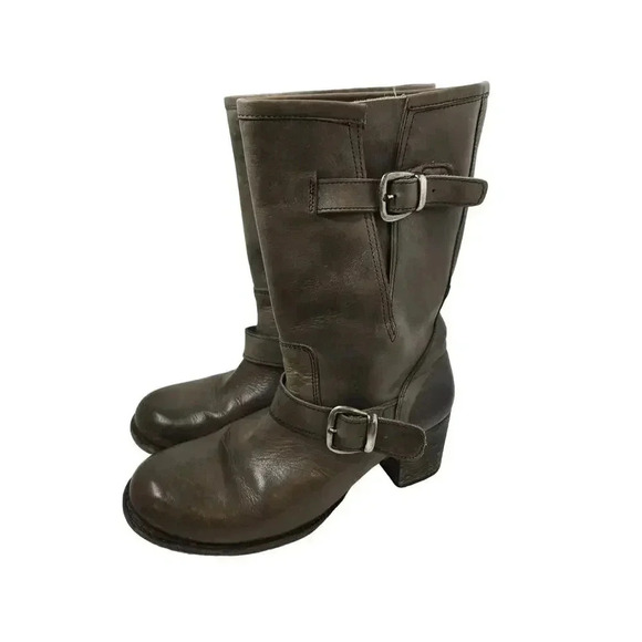 Bed Stu Tan Moto Boots Size 8 - Picture 1 of 6